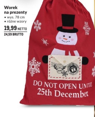 Worek na prezenty promocja w Makro