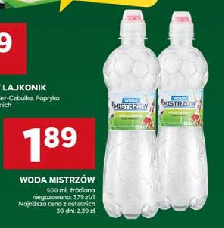 Woda mistrzów Baby zdrój promocja