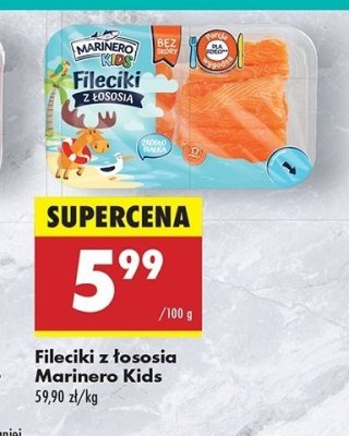 Fileciki z łososia Marinero kids promocja