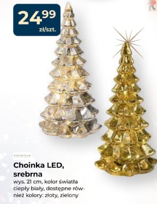 Choinka LED srebrna promocja w PSB Mrówka