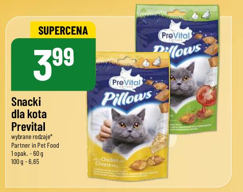Przysmak dla koto艣 pillows Prevital promocja
