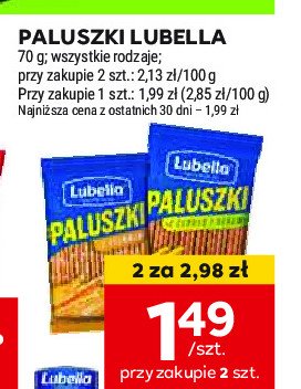 Paluszki serowo-cebulowe Lubella paluszki promocja