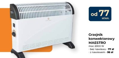 Grzejnik konwektorowy MAESTRO bez nawiewu promocja w PSB Mrówka