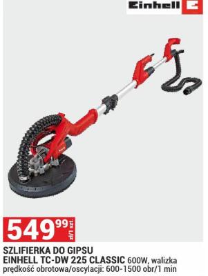 Szlifierka do gipsu Einhell TC-DW 225 Classic promocja w Merkury Market
