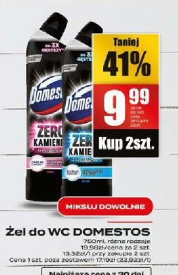 Żel do WC DOMESTOS różne rodzaje promocja w Supeco