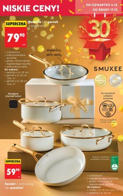 Rondel z pokrywką lub patelnia SMUKEE promocja w Biedronka