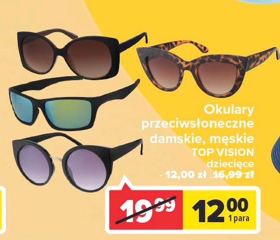 Okulary przeciwsłoneczne dziecięce TOP VISION promocja