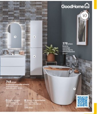 Szafka pod umywalkę wisząca promocja w Castorama