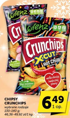 Chipsy Crunchips wybrane rodzaje promocja w Euro Sklep