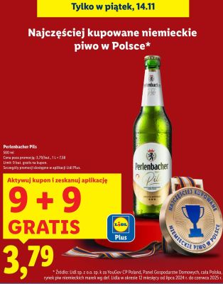 Piwo Perlenbacher Pils promocja w Lidl