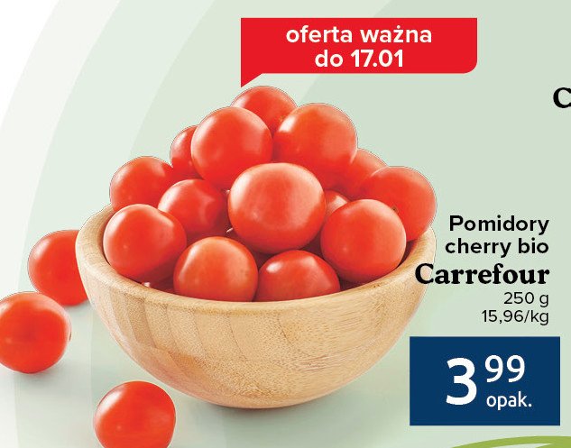 Pomidory cherry bio promocja