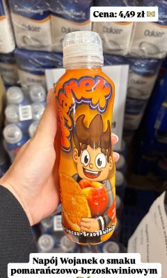 Napój o smaku pomarańczowo-brzoskwiniowym promocja w Dino