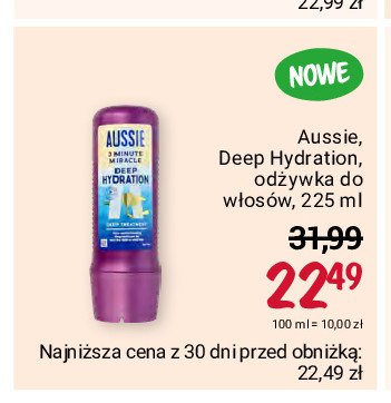 Od偶ywka deep hydration AUSSIE 3 MIRACLE promocja
