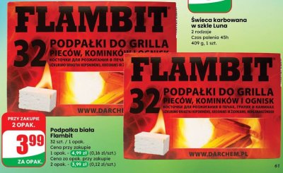 Świeca karbowana w szkle Luna promocja w Dino