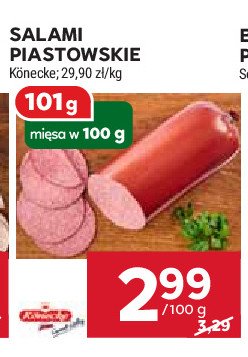 Salami piastowskie Konecke promocja