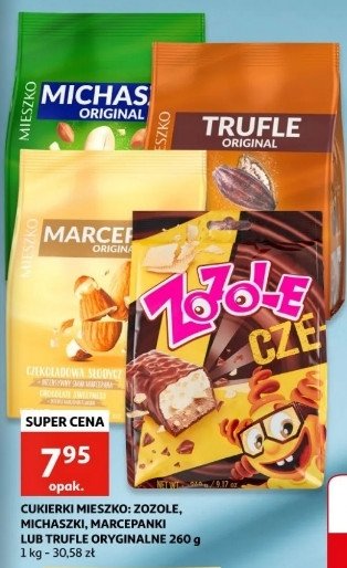 Cukierki w czekoladzie z orzeszkami arachidowymi i płatkami pszennymi Zozole promocja