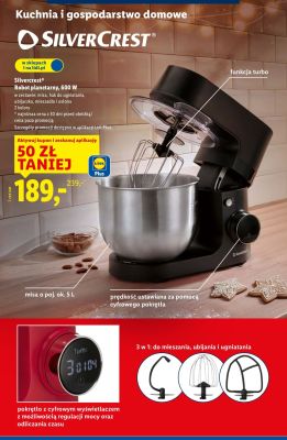 Robot planetarny Silvercrest, 600 W promocja w Lidl