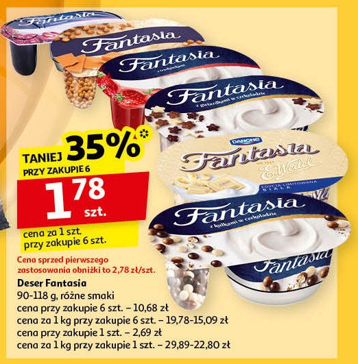 Jogurt płynny karmel Danone fantasia promocja