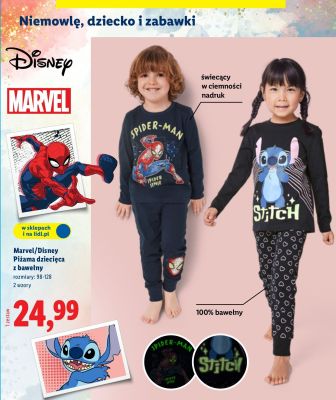 Piżama dziecięca z bawełny promocja w Lidl