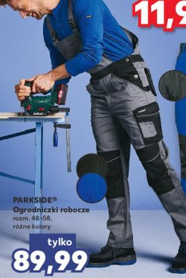 Ogrodniczki robocze rozm. 48-58 Parkside promocja