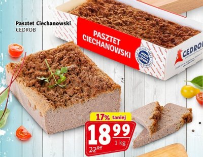 Pasztet Ciechanowski CEDROB promocja w Prim Market
