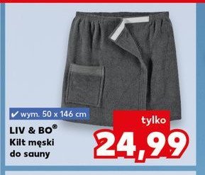 Kilt do sauny męski Liv & bo promocja w Kaufland