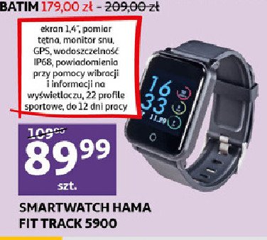 Smartband fit track 5900 Hama promocja