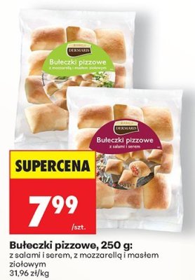 Bułeczki pizzowe 250 g: z mozzarellą i masłem ziołowym promocja w Biedronka