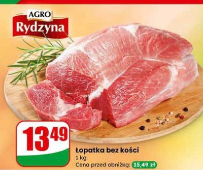 Łopatka bez kości Agro Rydzyna promocja w Dino
