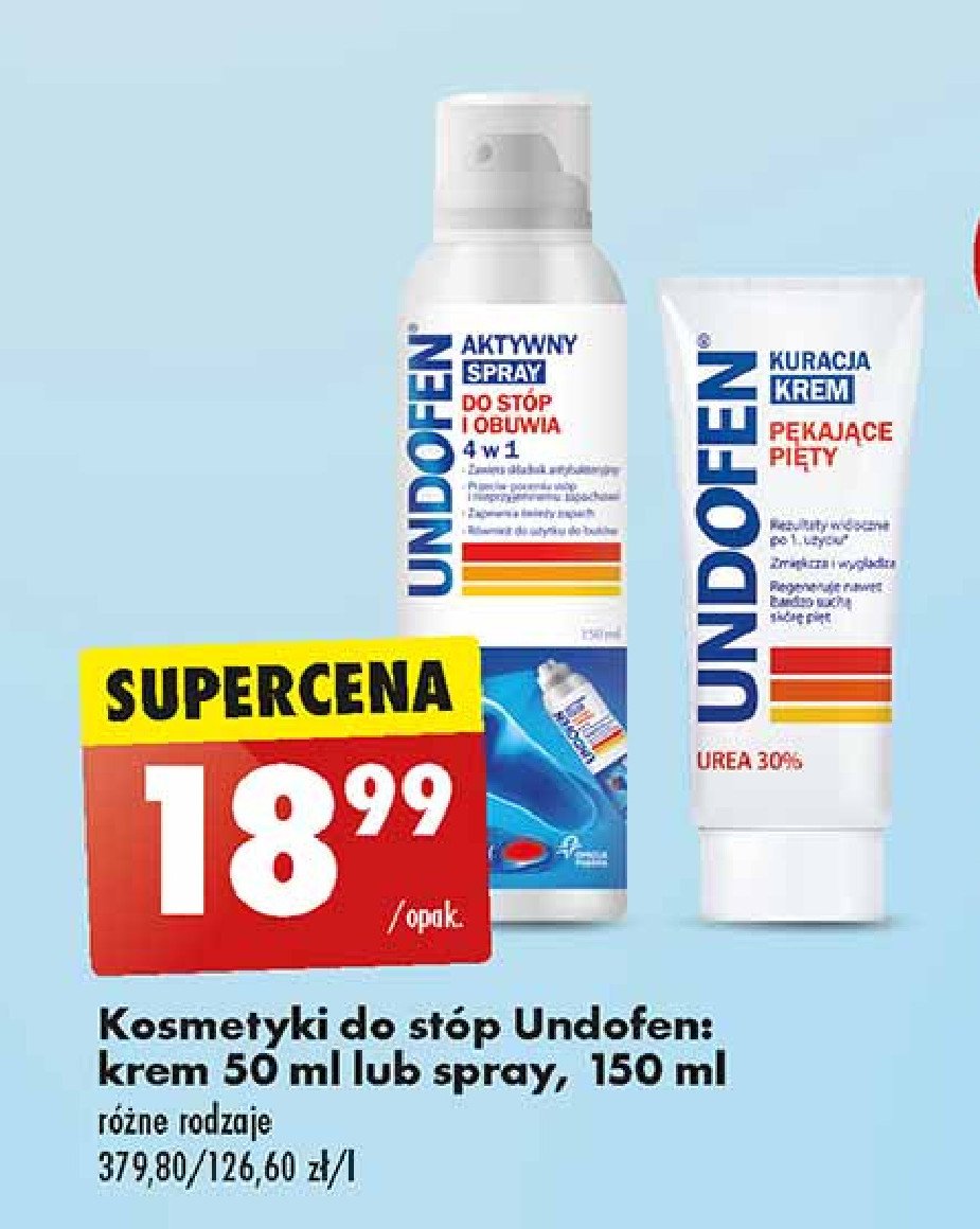 Spray do stóp i butów 4w1 Undofen promocja