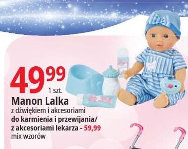 Lalka manon z zestawem lekarskim promocja