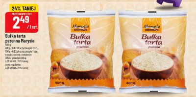 Bułka tarta pszenna Marysia promocja w POLOmarket