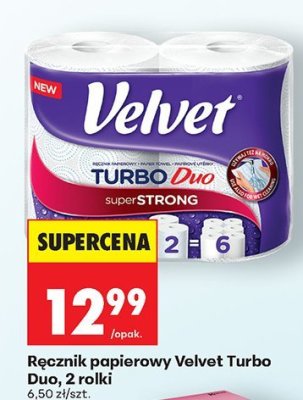Ręcznik papierowy Turbo Duo, 2 rolki promocja w Biedronka