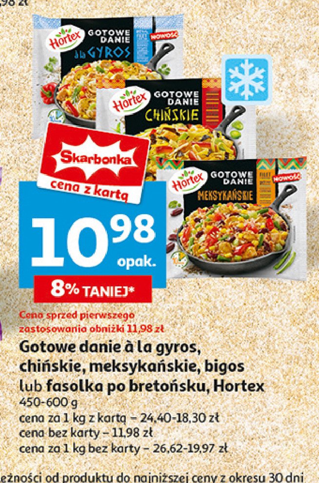 Danie meksykańskie Hortex gotowe danie promocja w Auchan