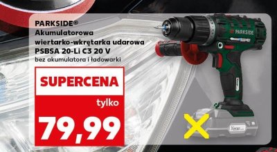 Wiertarko-wkrętarka udarowa akumulatorowa promocja w Kaufland