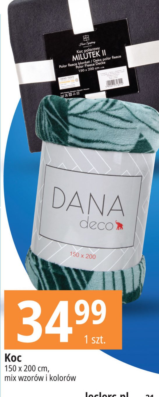 Koc 150 x 200 cm Danadeco promocja