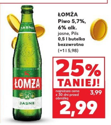 Piwo jasne Pils promocja w Kaufland