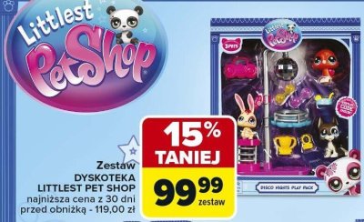 Zestaw dyskoteka LITTLEST PET SHOP promocja w Carrefour