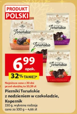 Pierniki Toruńskie z nadzieniem w czekoladzie, Kopernik promocja w Auchan