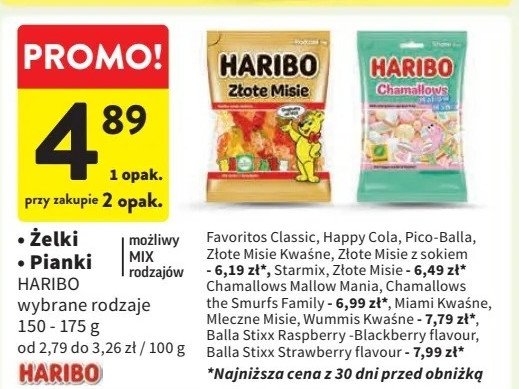 Pianki Haribo chamallows promocja