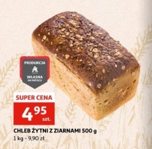 Chleb żytni z ziarnem promocja