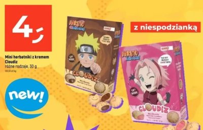 Mini herbatniki z kremem Cloudiz różne rodzaje promocja w Dealz