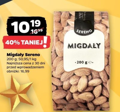 Migdały Sereno 200 g promocja w Netto