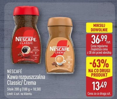 Kawa rozpuszczalna Classic promocja w Aldi