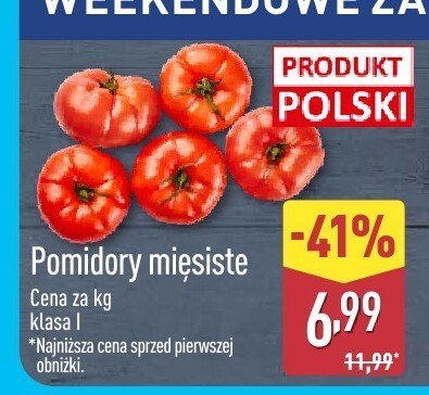 Pomidory mięsiste promocja w Aldi