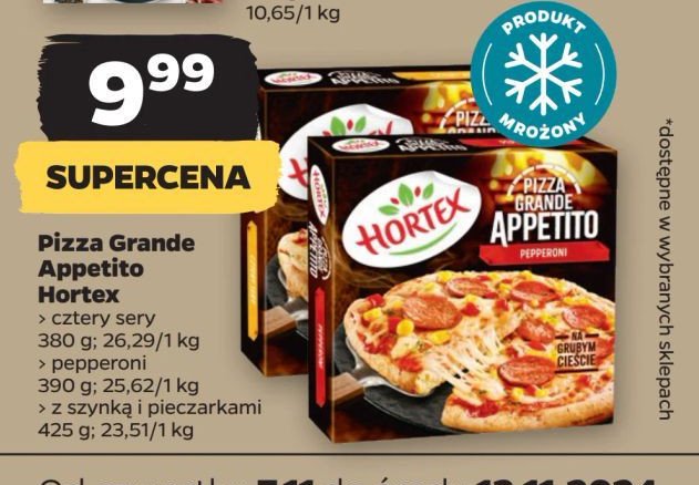 Pizza grande appetito 4 sery Hortex promocja