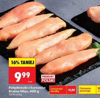 Polędwiczki z kurczaka 400 g promocja w Biedronka