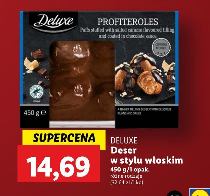 Ptysie profiteroles Deluxe promocja