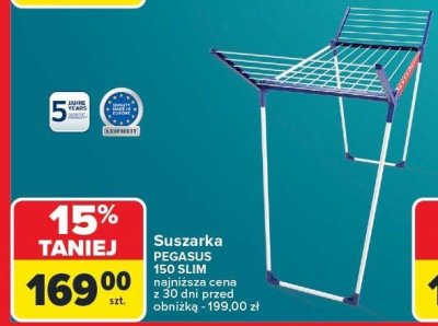 Suszarka 150 Slim Pegasus promocja w Carrefour