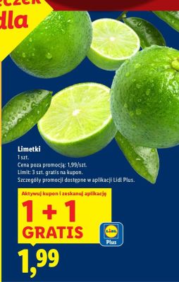Limetka 1 szt. promocja w Lidl